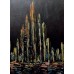 City Fountains. Night – Original Painting of Vinnytsia